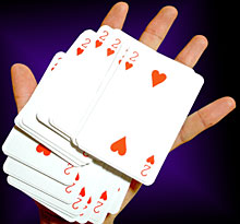 全てが同じカードに